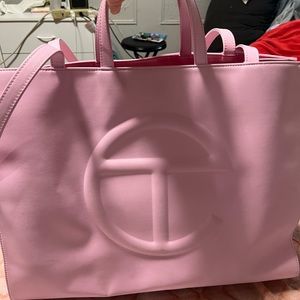Pink Large Telfar Bag
